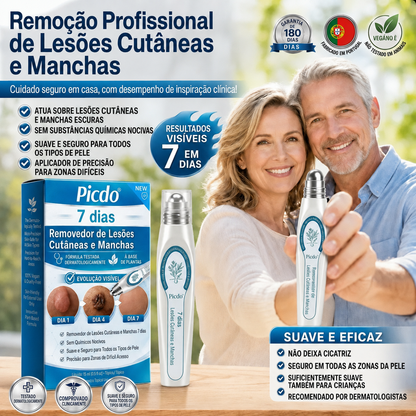🍀👑 𝐏𝒊𝐜𝐝𝒐® Removedor de Acrocórdons e Manchas em 7 Dias (Sem dor, sem cicatrizes — aplicador roll-on) 💪